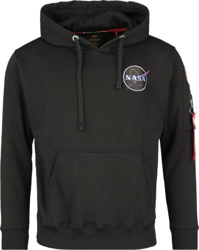 Alpha Industries Mikina Space Shuttle Mikina s kapucí černá