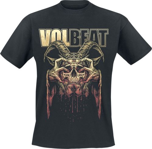 Volbeat Bleeding Crown Skull Tričko černá