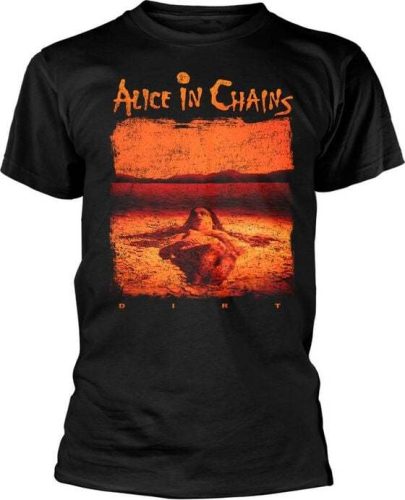 Alice In Chains Distressed Dirt Tričko černá