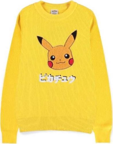 Pokémon Pikachu Pletený svetr žlutá