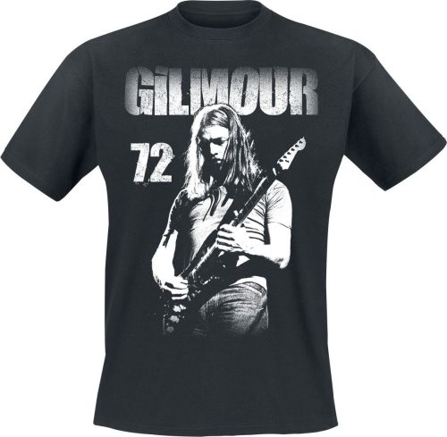 David Gilmour Live 1972 Tričko černá