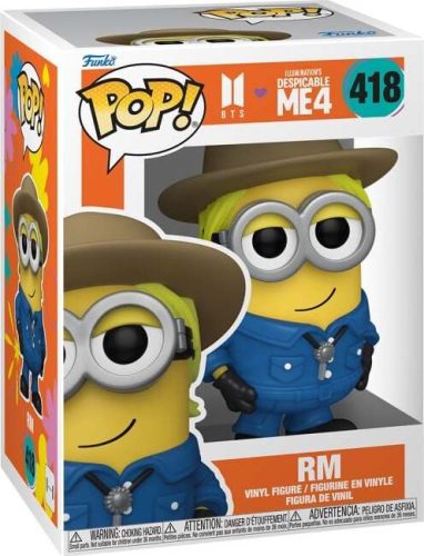 Minions Vinylová figurka č.428 Despicable Me 4 - BTS - RM Sberatelská postava vícebarevný