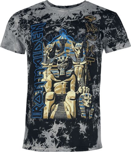 Iron Maiden Powerslave Tričko charcoal