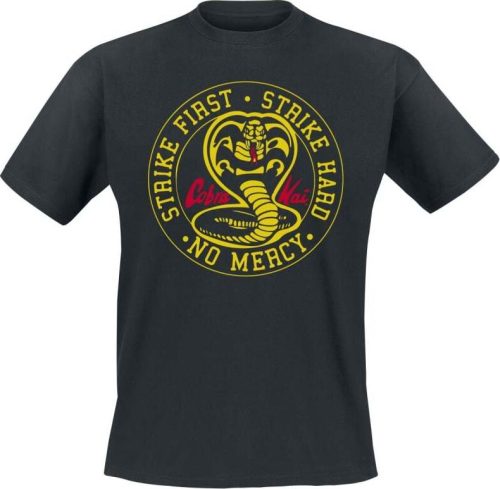 Cobra Kai Cobra Kai Round Patch Tričko černá