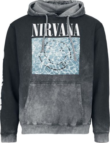 Nirvana Nevermind Stone Mikina s kapucí charcoal