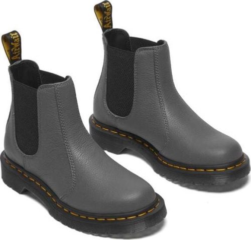 Dr. Martens 2976 Gunmetal Virginia boty šedá