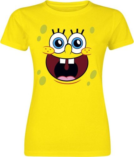 SpongeBob SquarePants Sponge Happy Face Dámské tričko žlutá