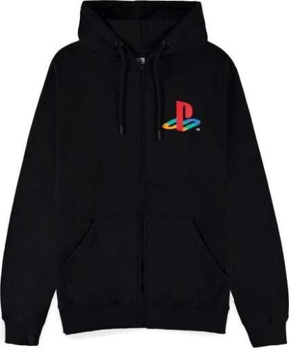 Playstation Logo Mikina s kapucí na zip černá