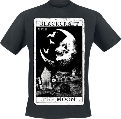 Blackcraft Cult Tričko The Moon Tarot Tričko černá