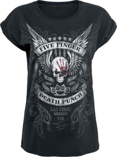 Five Finger Death Punch No Regrets Dámské tričko černá