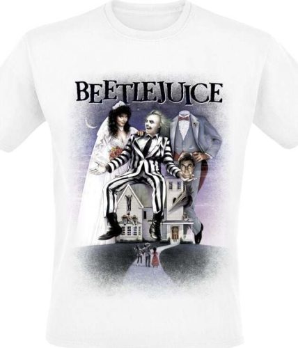 Beetlejuice Beetlejuice - Poster White Tričko bílá