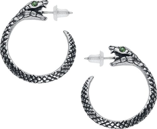 Alchemy Gothic Sophia Serpent Earrings sada náušnic stríbrná