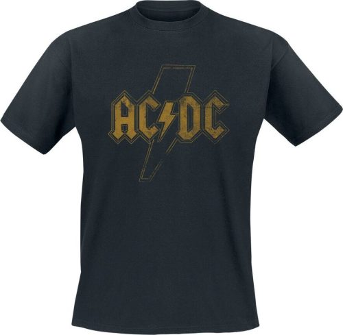 AC/DC Distress Flash Tričko černá