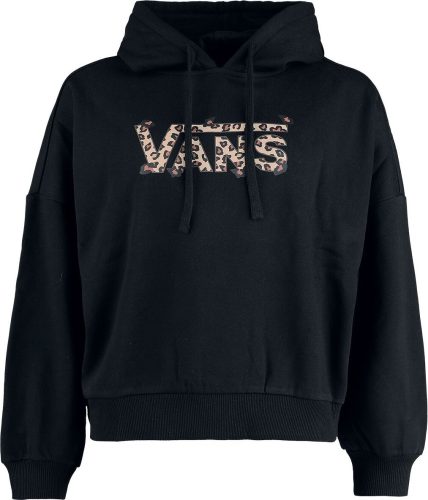 Vans ANIMALIER LOOSE HOODIE Dámská mikina s kapucí černá