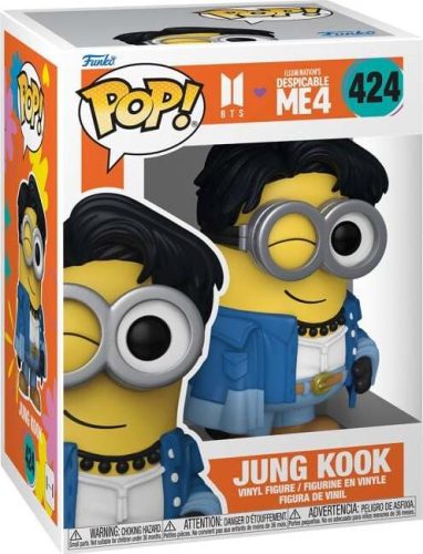 Minions Vinylová figurka č.424 Despicable Me 4 - BTS - Jung Kook Sberatelská postava vícebarevný