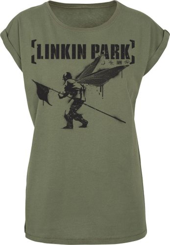 Linkin Park Hybrid Theory Dámské tričko olivová