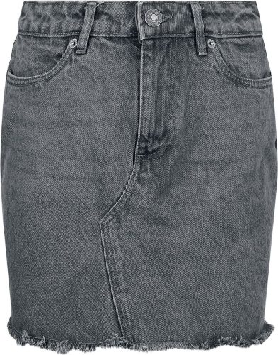 Urban Classics Ladies Heavy Mini Denim Skirt Mini sukně šedá