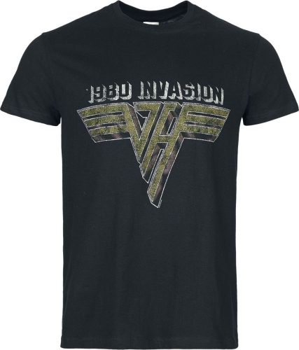 Van Halen Van Halen '80 Invasion Tričko černá