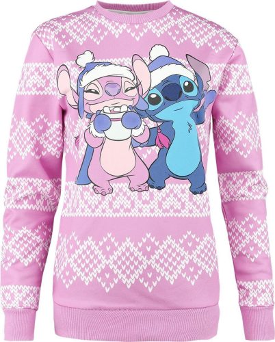 Lilo & Stitch Winter Stitch Dámská mikina vícebarevný