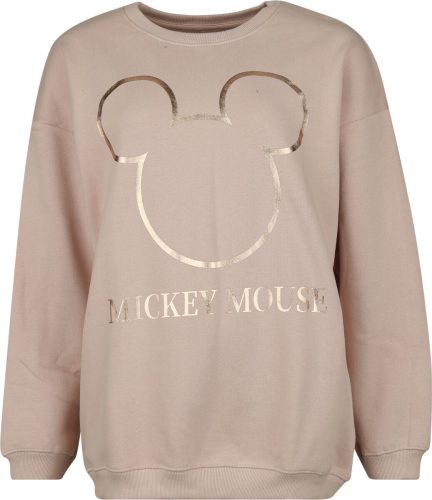 Mickey & Minnie Mouse Oversized mikina Mickey Mouse Dámská mikina světle růžová