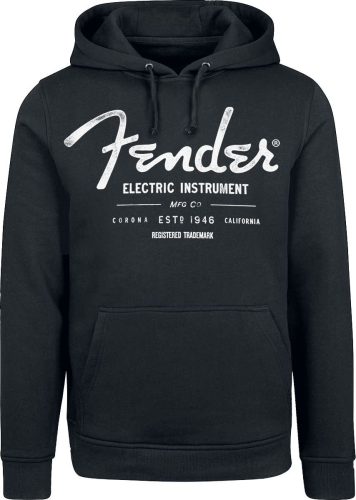 Fender Electric Instrument Mikina s kapucí černá