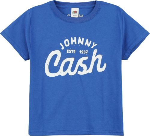 Johnny Cash Kids - Logo detské tricko modrá