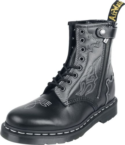 Dr. Martens Boty 1460 GA - Black Wanama boty černá