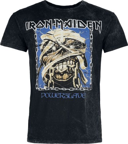 Iron Maiden Square Chain Tričko charcoal