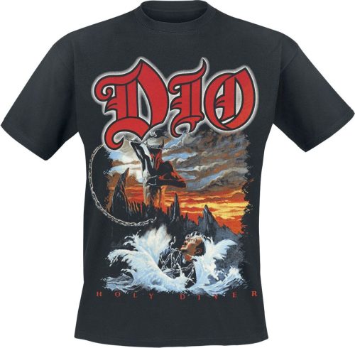 Dio Holy diver Tričko černá