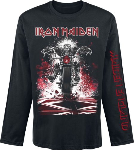 Iron Maiden Eddie Bike Tričko s dlouhým rukávem černá