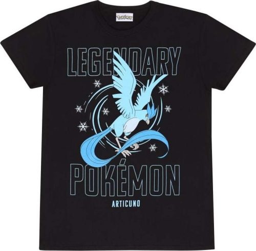 Pokémon Legendary Articuno Tričko černá