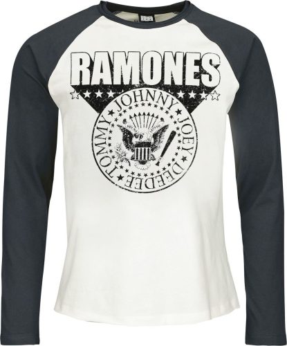 Ramones Amplified Collection - 3D Crest Baseball tričko s dlouhým rukávem vícebarevný