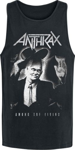 Anthrax ATL Greyscale Tank top černá