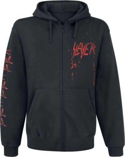 Slayer South Of Heaven Mikina s kapucí na zip černá