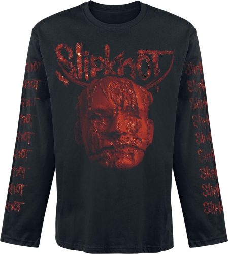 Slipknot Bloody Head Tričko s dlouhým rukávem černá