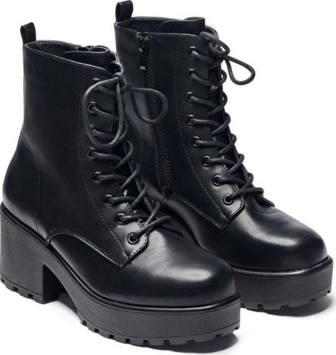 KOI GIN Platform Military Boots boty černá