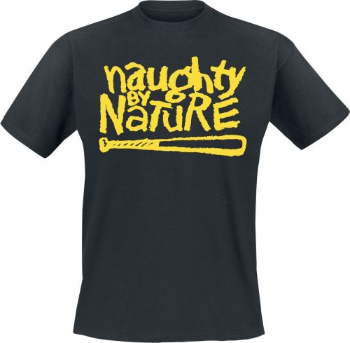 Naughty by Nature Yellow Classic Tričko černá