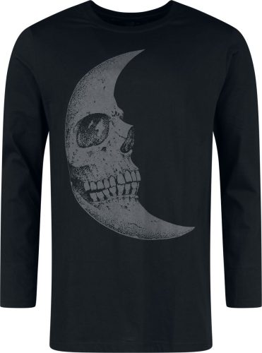 KIHILIST by KILLSTAR Lunar Crescent Long Sleeve Top Tričko s dlouhým rukávem černá