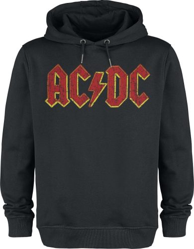 AC/DC Amplified Collection - Logo Dark Night Mikina s kapucí černá