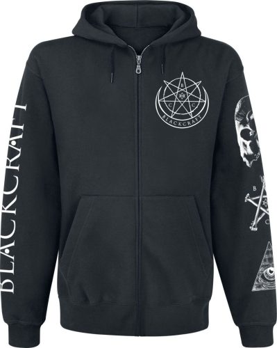 Blackcraft Cult Evil Eye Bonfire FB Zip Hoodie Mikina s kapucí na zip černá