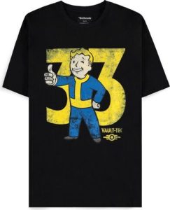 Fallout Vault 33 Tričko černá