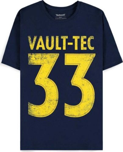 Fallout Vault-Tec 33 Tričko modrá