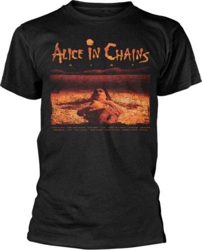 Alice In Chains Dirt Tracklist Tričko černá