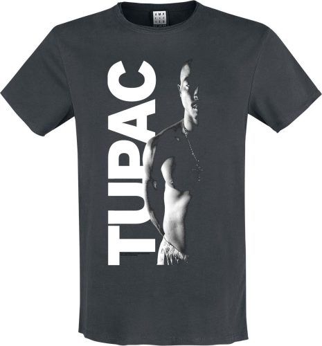 Tupac Shakur Amplified Collection - Shakur Tričko charcoal