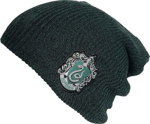 Harry Potter Slytherin Beanie čepice tmave zelená