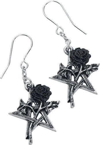 Alchemy Gothic Ruah Vered Droppers sada náušnic cerná/stríbrná