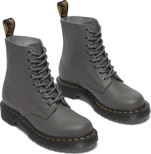 Dr. Martens 1460 Pascal Gunmetal Virginia boty šedá