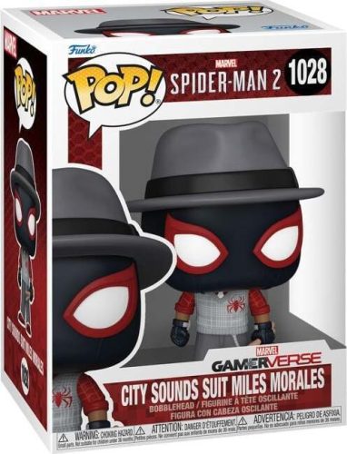 Spider-Man Vinylová figurka č.1028 City Sounds Suit Miles Morales 2 Sberatelská postava vícebarevný