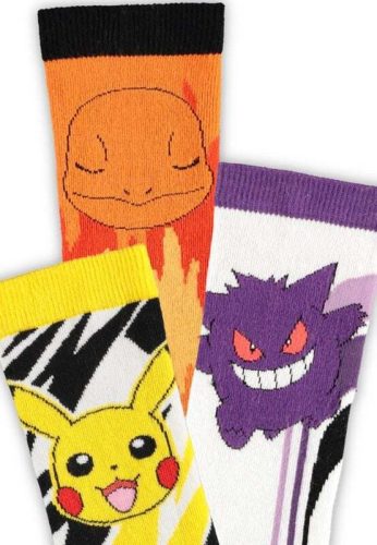 Pokémon Ponožky Pikachu Charmander Gengar Ponožky vícebarevný