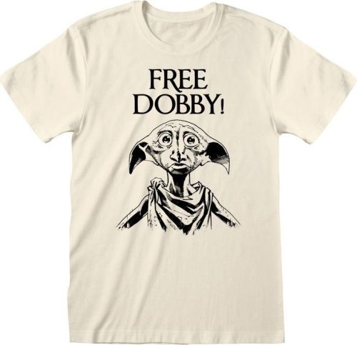 Harry Potter Free Dobby Tričko krémová